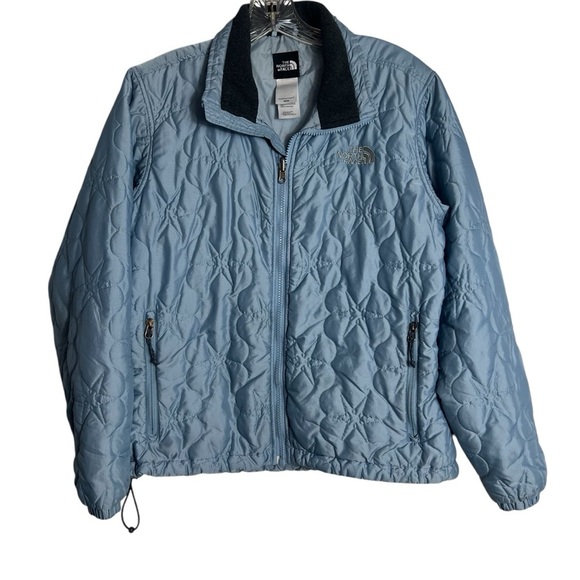 THE NORTH FACE Star Quilt Jacket in Powder Blue Size Medium — Gorgeous!!! - Picture 1 of 8